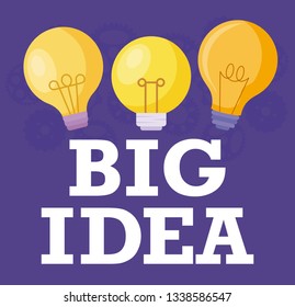 set of light bulbs big idea