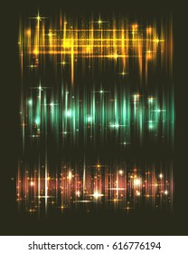 set of light color equalizer.. Multifunctional: business, high tech, technology, presentation, web, internet and other 