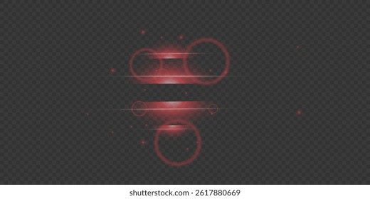set of light effect, bright, glitter, sparkle, flash, shiny, flare, ray