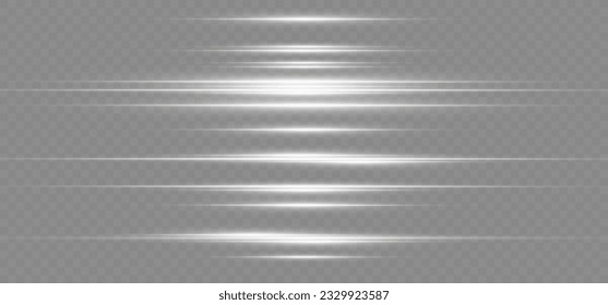  Set of light effects. Glare and flash. Bright beams of light. Glowing lines. Vector illustration.Dust. Christmas Flash.