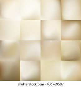 Set Of Light Gold Gradient Mesh Abstract Background. EPS 10 Vector File Included