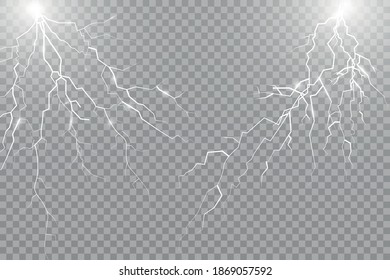 A set of lightning Magic and bright light effects.