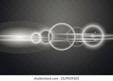 Set of lights and sparks glitter glowing effect. Isolated on transparent background. Bright gold flashes and glares. Vector illustration.