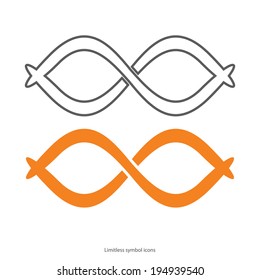 Set of limitless icons