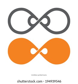 Set of limitless icons