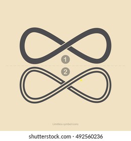 Set of limitless icons
