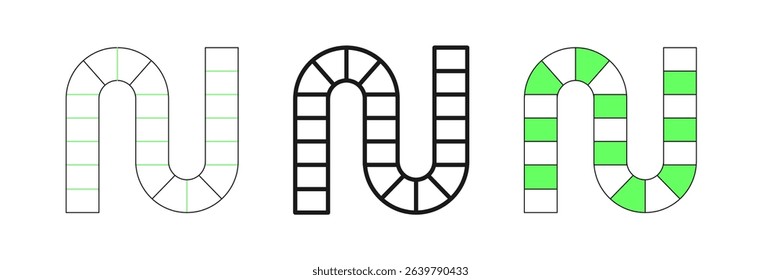 Set line Board game icon isolated on white background.  Vector