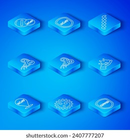 Set line Corona virus 2019-nCoV on location, Positive, Virus, Washing hands with soap, Negative, Medicine pill tablet and Shield protecting from icon. Vector