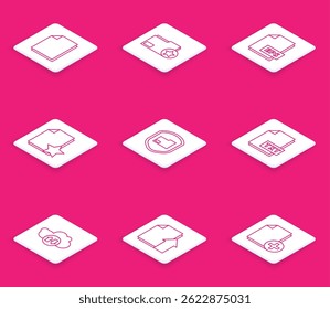 Set line Document, folder with star, EPS file document, protection, TXT, Cloud download and upload and Upload icon. Vector