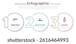 Set line Fishing harpoon, Shark fin ocean wave and Aqualung. Business infographic template. Vector