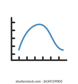 set of an Line Graph Chart Icon