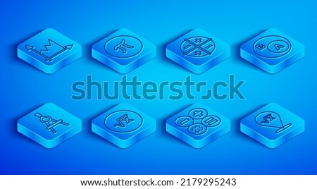 Set line Graph, schedule, chart, diagram, Pi symbol, XYZ Coordinate system, Square root of x glyph, Calculator, Subsets, math, is subset, Drawing compass and  icon. Vector