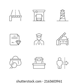 Set line icons of boundary