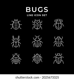 Set line icons of bugs