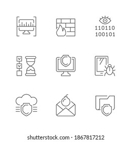 Zeilensymbole für die Cybersicherheit festlegen