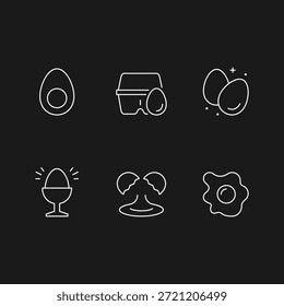Definir ícones de linha do ovo