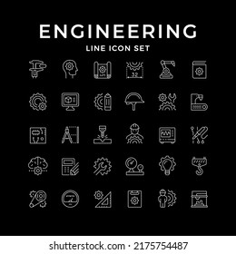 Establecer iconos de línea de ingeniería