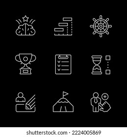 Zeilensymbole für die Projektverwaltung festlegen