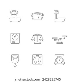 Establecer iconos de línea de escalas