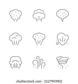Establecer iconos de línea de olor