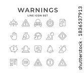 Set line icons of warnings