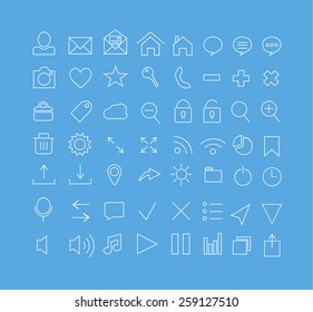 Set of line icons.Vector