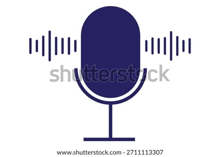 Set of line Microphone icons. Different variant podcast microphone. Karaoke mic web and mobile app icon. Voice, recording Studio Symbol collection. Logo template for many purpose. Vector illustration