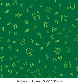 Set line No audio jack, Cloud download and Router and wi-fi signal on seamless pattern. Vector