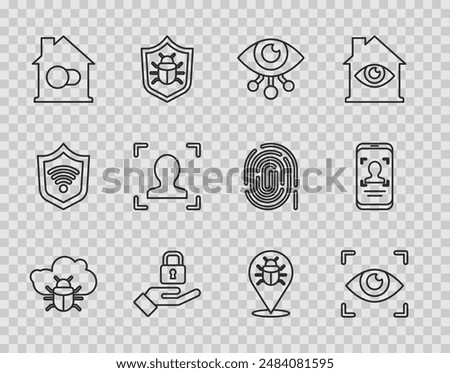 Similar – Image, Stock Photo Face of a building with many floors