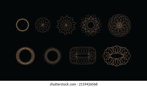 set of linear frames from geometric shapes