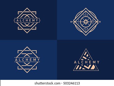  Set Linear Gradient Logo On Alchemy