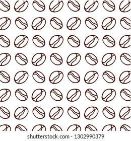 Set of linear icons for coffeeshop