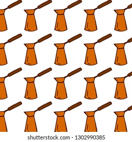 Set of linear icons for coffeeshop