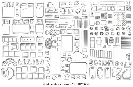 Ilustraciones Imagenes Y Vectores De Stock Sobre Mueble Sketch