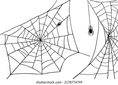 Set von linearen Skizzen des Web. Stilvolle Vektorgrafiken.