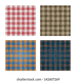 Set of Linen Backgrounds. Set 1. Vector Illustration