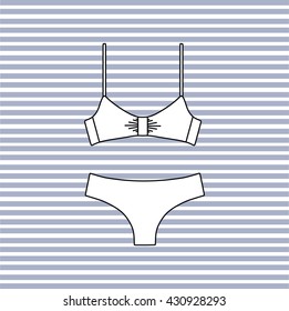  a set of lingerie.