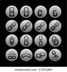 Set of link icons