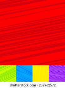 Set of liny backgrounds. Lines, abstract linear patterns. editable vector textures