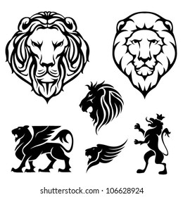 Set of lion