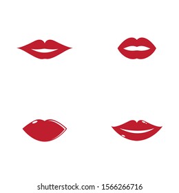 Set Lips Icon Cosmetic Logo Vector Stock Vector (Royalty Free ...