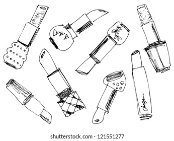 Set  of lipsticks