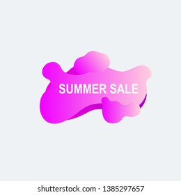 Set of Liquid Color Background Gradient