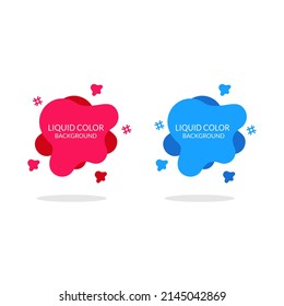 Establecer el diseño del vector de promoción de precios de la etiqueta de descuento de pegatinas líquidas