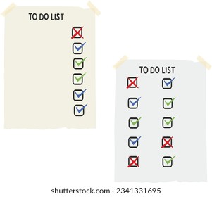 set of to the list paper 