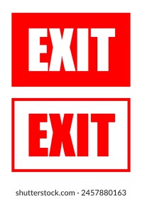 Set Live Exit Red On Air Not For Sale Sign Signage Banner Label Badge Sticker Vector EPS PNG Transparent No Background Clip Art Vector EPS PNG