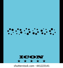 Set of loading process circular icon.