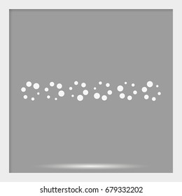 Set of loading process circular icon.