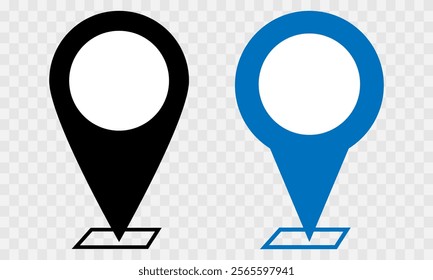  set of  locator icon, map pin vector logo template, symbol sign isolated on transparent background, Map Pin, Place, Location, Address, location icon. Vector map pin, red pin eps10