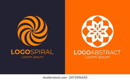 set of logo circles design